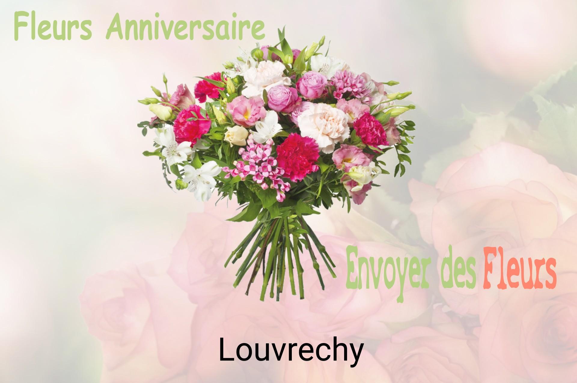 Bouquet de fleurs d’anniversaire livré à Louvrechy